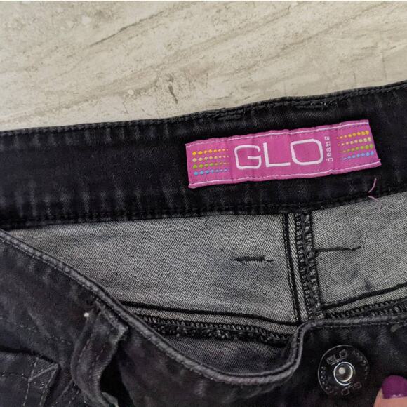 Glo Jeans Black Skinny Leg Jeans SZ Junior XL - Picture 4 of 10